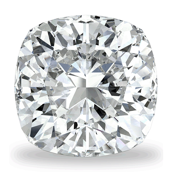 2.00 Carat Cushion Royal Premium Heirloom Moissanite D-E Color