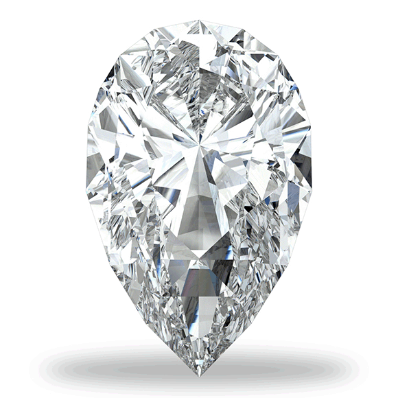 1.75 Carat Pear Royal Premium Heirloom Moissanite D-E Color