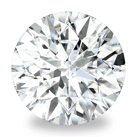 1.75 Carat Round Royal Premium Heirloom Moissanite D-E Color